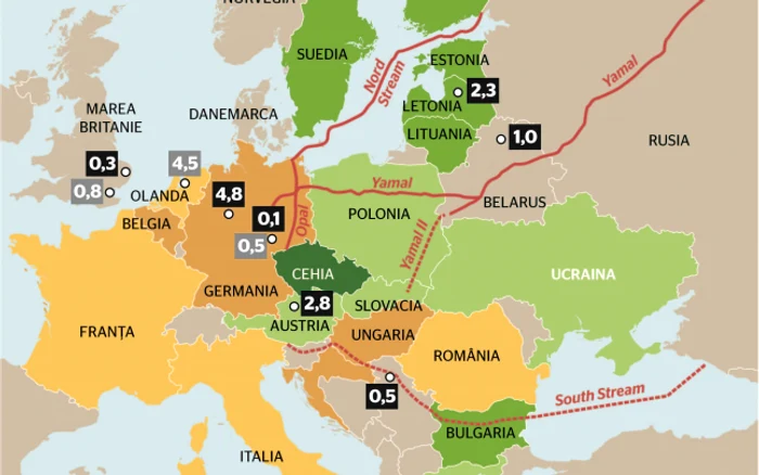 Rutele alternative prin care Rusia trimite gaze în Europa