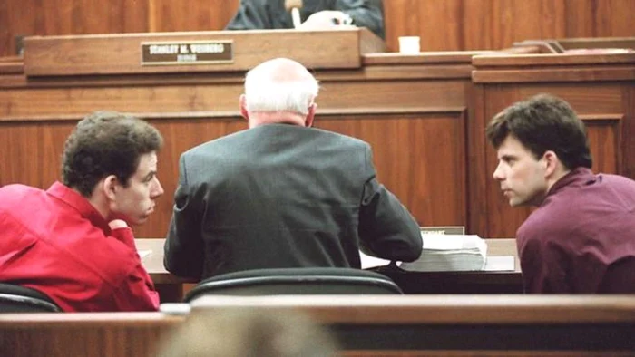 Fratii Menendez la procesul din 1995 FOTO Getty Images