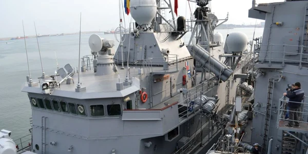 NAVE - EXERCITIU NATO - MAREA NEAGRA - fregata TCG Turgutreis  FOTO Mediafax 