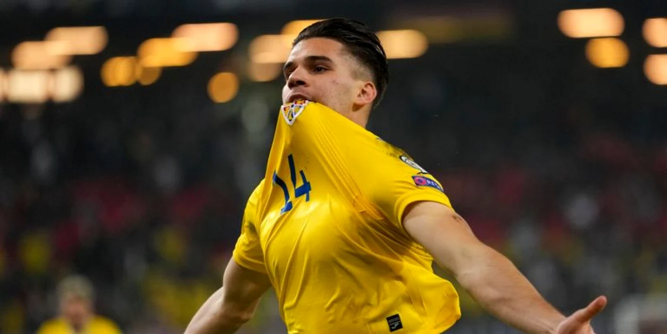 Ianis Hagi e urmărit si de români, și de scoțieni. Foto EPA EFE