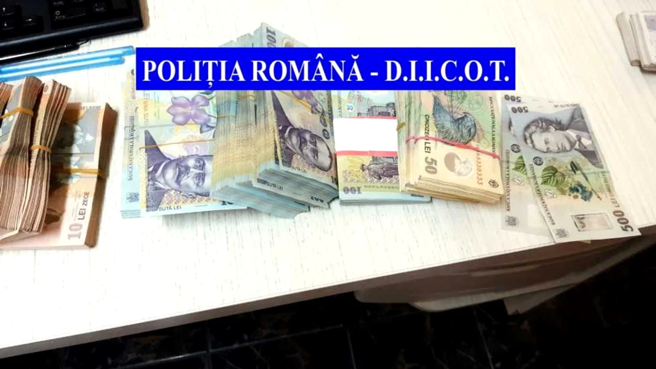 Procurorii DIICOT au ridicat importante sume de bani 