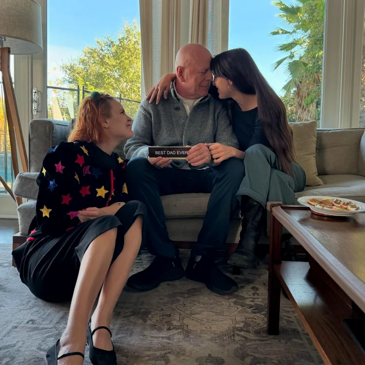 Bruce Willis și fiicele Scout şi Tallulah Willis, Instagram (1) jpg