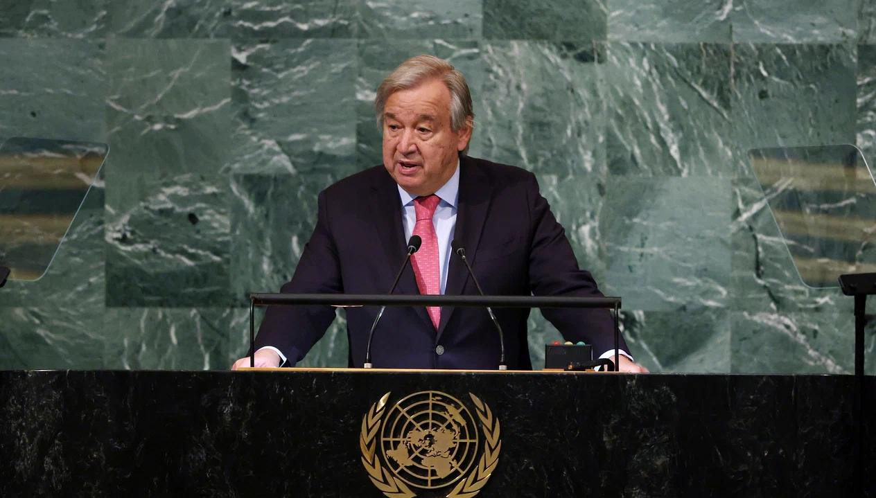 Șeful ONU, António Guterres, avertizează că obiectivul climatic de 1,5°C a fost ratat FOTO: EPA EFE