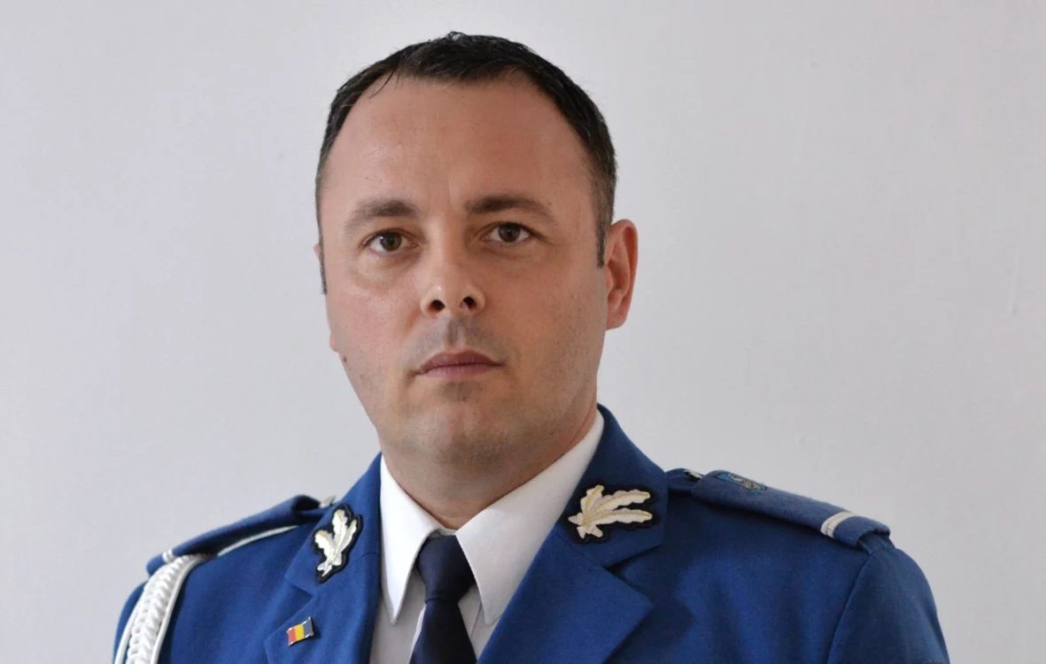 Cătălin Bădin, autorul istoriei Jandarmeriei din Galaţi FOTO IJJ Galaţi
