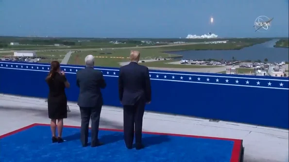 Capsula Crew Dragon, lansată cu succes Prima misiune spațială privată cu echipaj uman | VIDEO jpeg