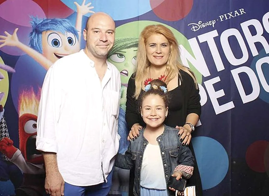 2015. Miţă şi Liana, la premiera unui film, alături de fiica lor