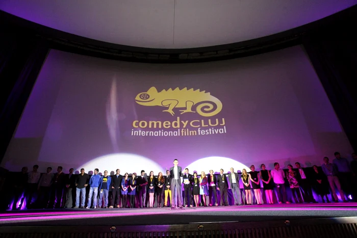 Gala de premiere Comedy Cluj s-a desfăşurat la cinema Florin Piersic. FOTO: Lehel Makara