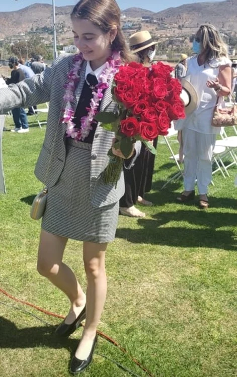 Irina Columbeanu la ceremonia de absolvire a unui ciclu școlar în SUAfoto: arhiva personală/Instagram