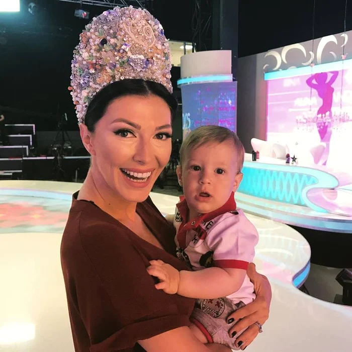 Ilinca Vandici l-a dus pe micuțul Zian în platourile de la Kanal D