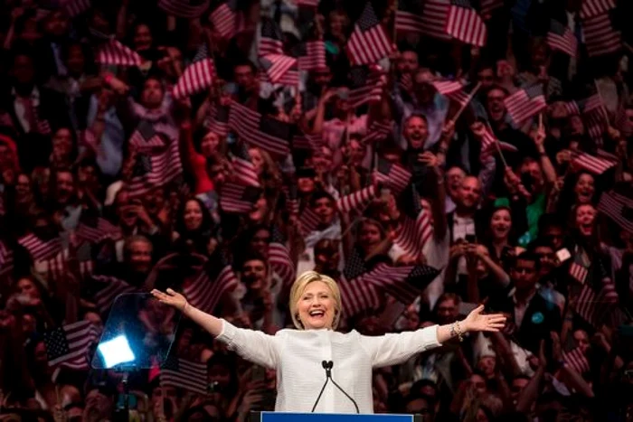 Hillary Clinton în fieful său din Brooklyn, New York FOTO AFP