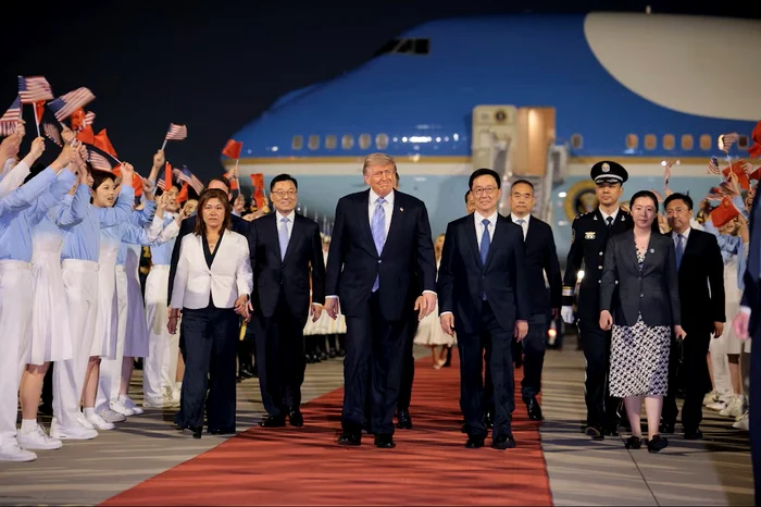 Președintele Donald Trump la Beijing/FOTO:EPA/EFE