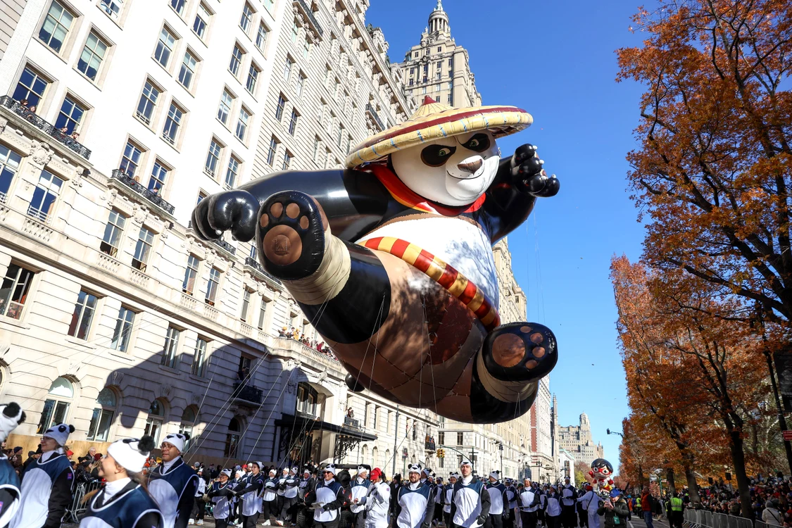 Balon Kung Fu Panda, New York, Ziua Recunoștinței. 2023
