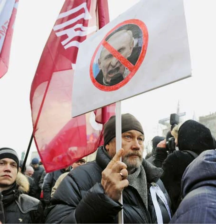 Mii de ruşi au manifestat împotriva lui Putin