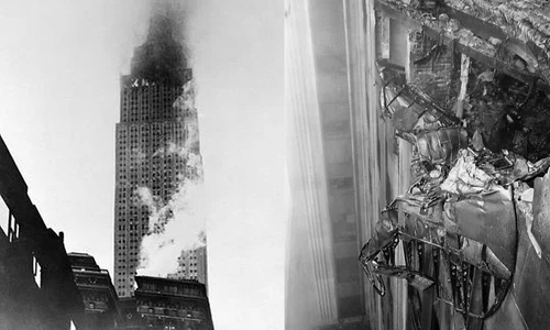 28 iulie 1945 – Ziua în care un bombardier a lovit Empire State Building / FOTO  jpeg