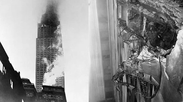 28 iulie 1945 – Ziua în care un bombardier a lovit Empire State Building / FOTO jpeg
