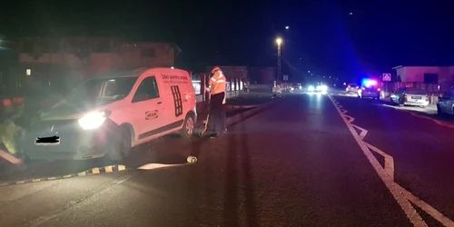 cluj accident . foto politia cluj