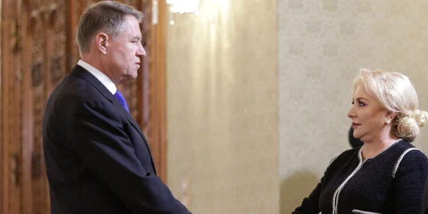 Depunere jurământ miniştri noi guvernul Dăncilă - Klaus Iohannis - Viorica Dăncilă / FOTO Inquam Photos / Octav Ganea / 20 nov 2018