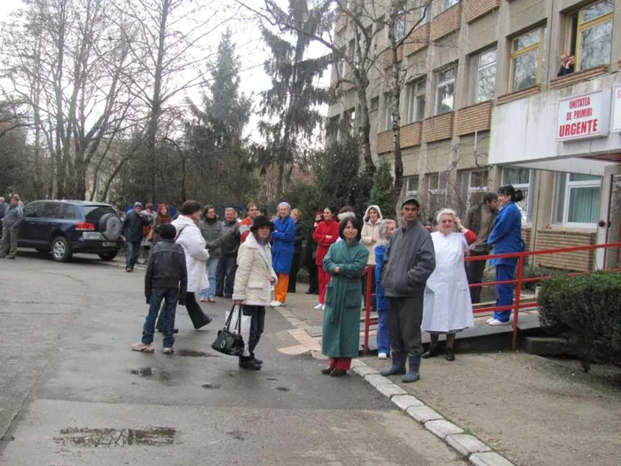 Incendiu de amploare la Spitalul Judeţean - Exerciţiu