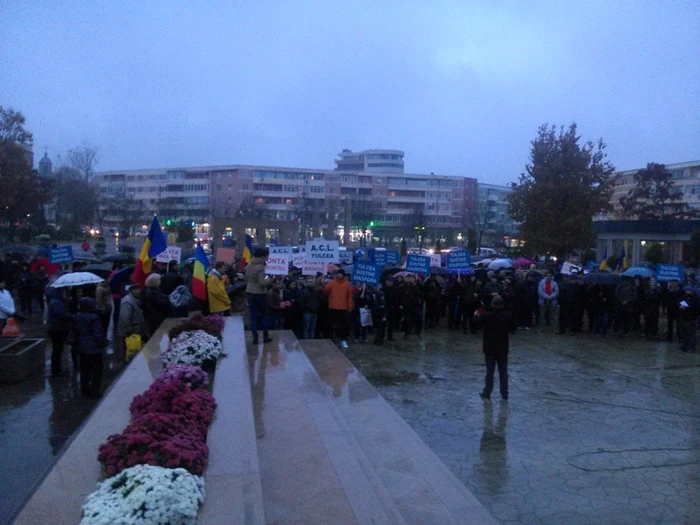 Miting pentru susţinerea lui Klaus Iohannis FOTO Liviu Costin