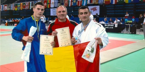 Alexandru Şotrocan, Ion Chelu şi Marius Lixandru (arhivă, foto CS Aquila Giurgiu)