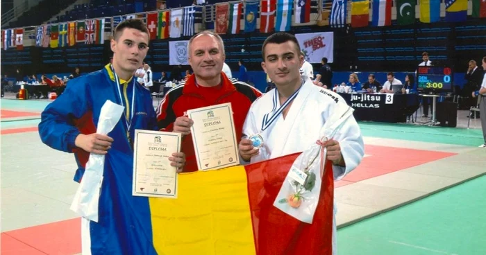 Alexandru Şotrocan, Ion Chelu şi Marius Lixandru (arhivă, foto CS Aquila Giurgiu)