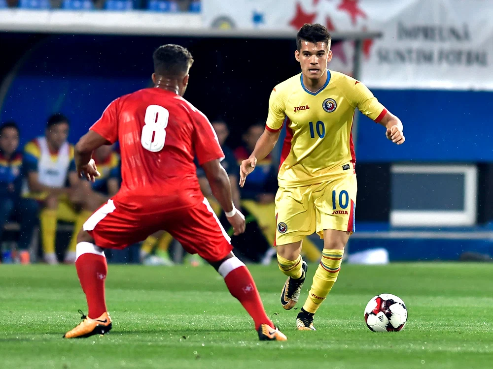 Ianis Hagi a evoluat și pentru prima reprezentativă a RomânieiFoto: Sport Pictures