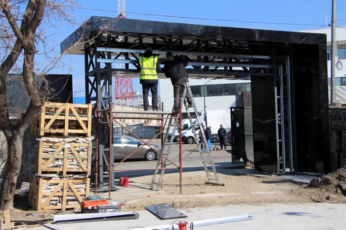 Constructoprul mai are nevoie de bani pentru a finaliza ParculBăcescu FOTO: Primăria Focşani