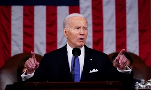 Joe Biden in timpul discursului din 7 martie 2024 Foto EPA EFE jpg