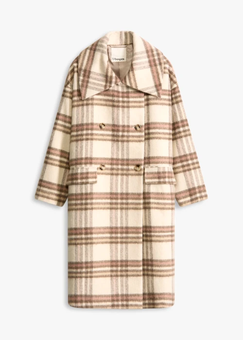 Palton oversize din mix moale cu lână, BONPRIX, 499,90 de lei