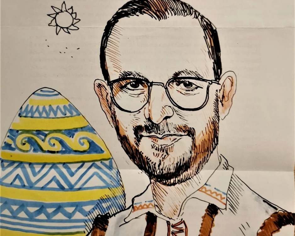 Primarul Carabelea a găsit o originală metodă de a felicita locuitorii din Piatra Neamţ FOTO Dan Sofronia