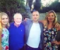 Kate și Lottie Moss, alături de tatăl și de fratele lor