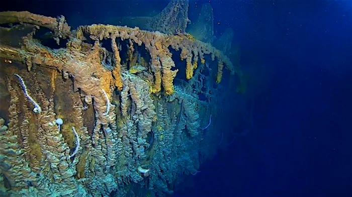 Imagini inedite cu epava Titanicului FOTO AFP