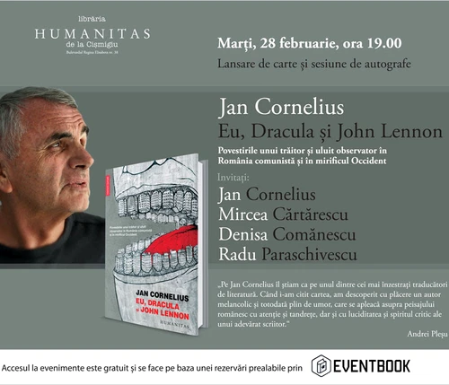 Lansarea volumului Eu, Dracula şi John Lennon jpeg