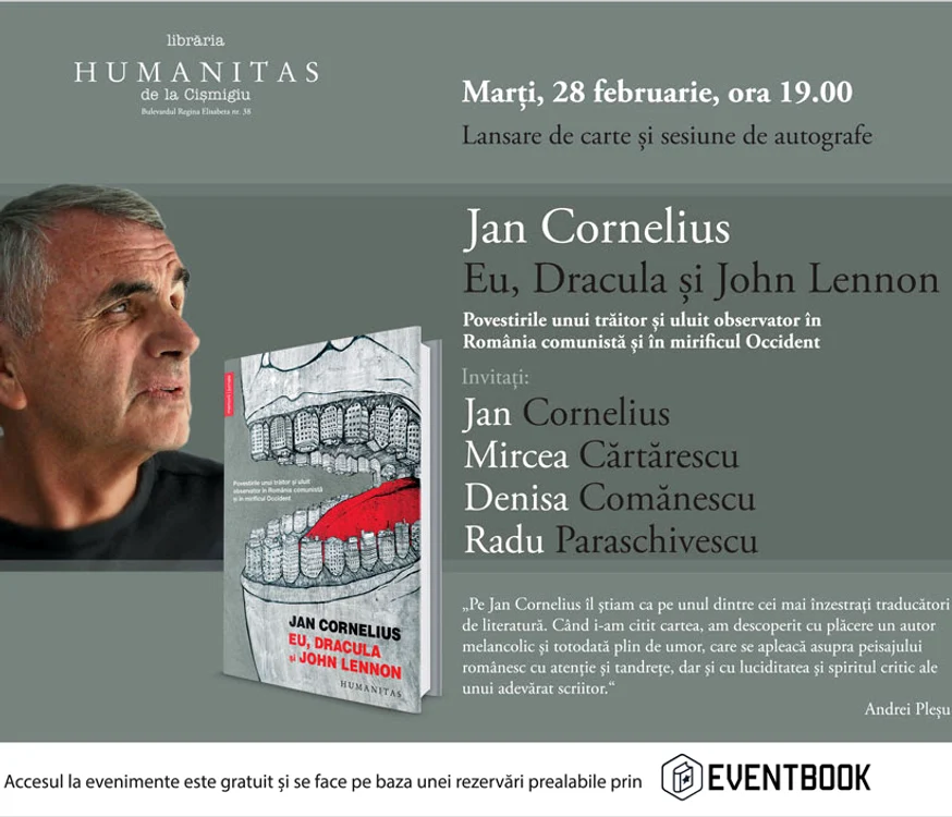 Lansarea volumului Eu, Dracula şi John Lennon jpeg