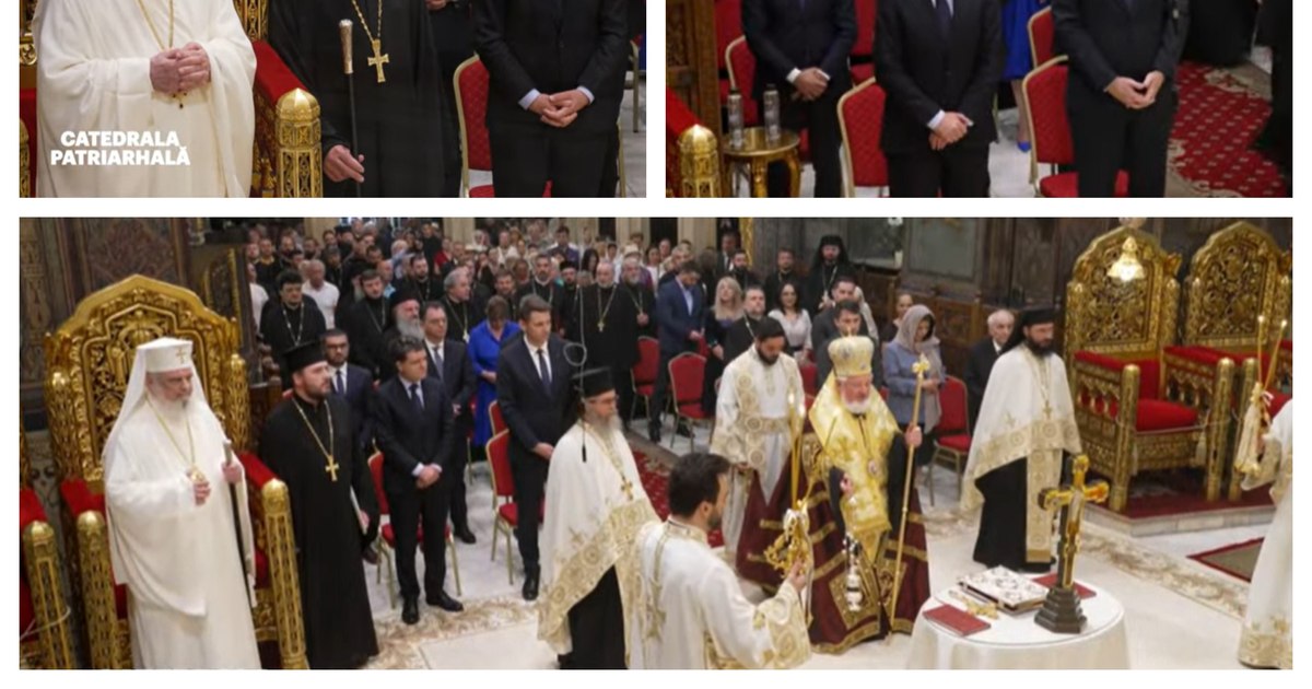 Preşedintele Nicuşor Dan a participat la Sfânta Liturghie oficiată cu ocazia zilei de naştere a Patriarhului Daniel