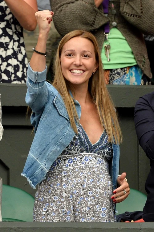 Jelena Ristic l-a susţinut pe Djokovic la Wimbledon