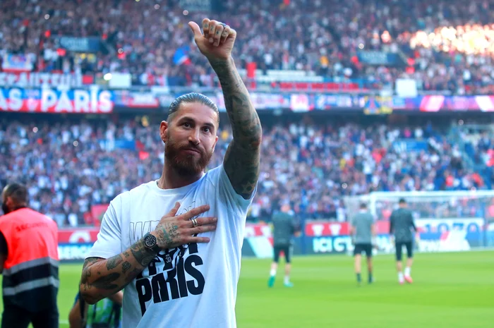 
    Sergio Ramos a participat la prezentarea oficială din augustFoto: EPA-EFE  