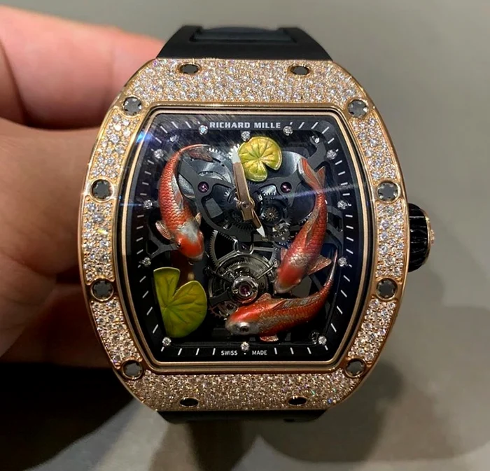 Ceasul Richard Mille RMS-10 Tourbillon Koi Fish