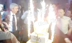 Diaconescu a dat plăcintă cu cartofi de ziua lui (Foto: Arhivă personală) jpeg