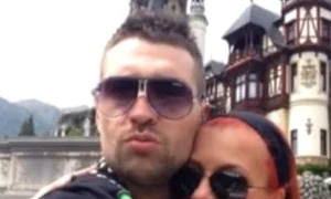 Sylvia şi Dragoş trăiesc o poveste de iubire de un an şi sunt foarte fericiţi împreună (captură: Kanal D) jpeg