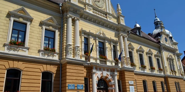 Ceasul din Turnul Primăriei Braşov FOTO Ioan Buciumar