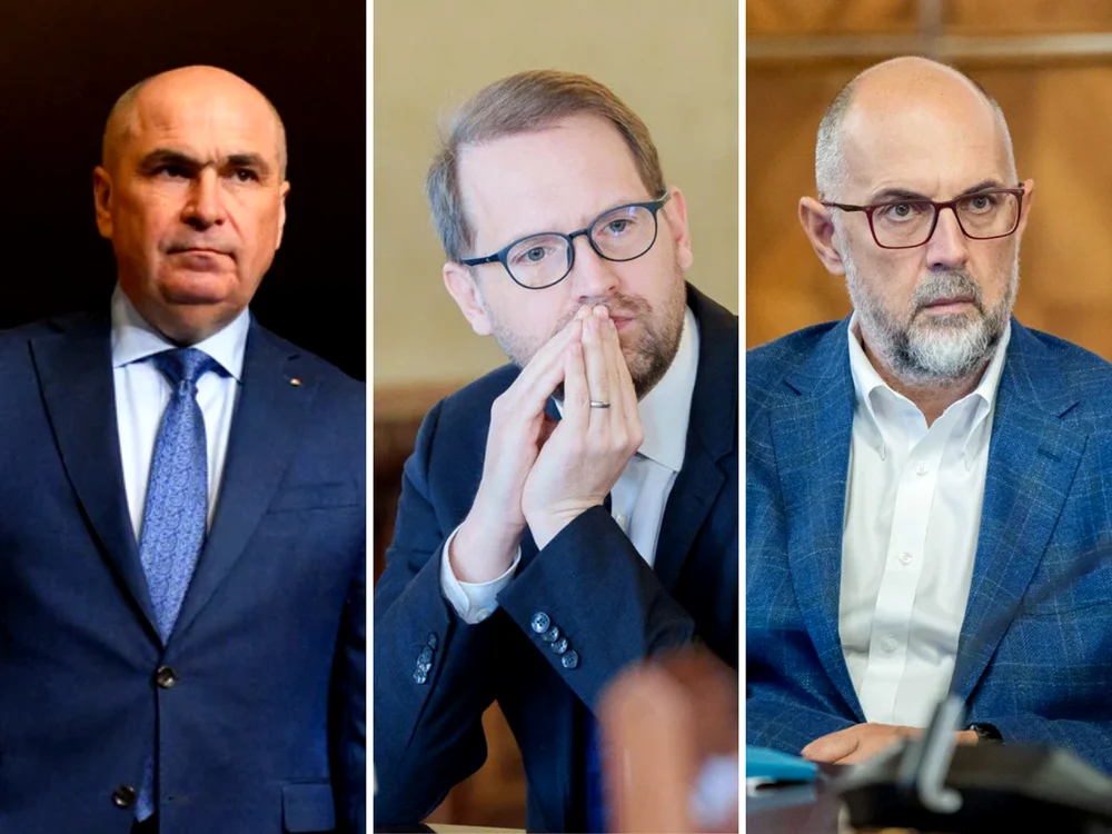Ilie Bolojan, Dominic Fritz și Kelemen Hunor/Colaj Foto: Mediafax/Facebook/Gov.ro