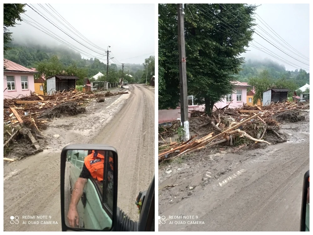 Urmările viiturii de la Roşia Montană