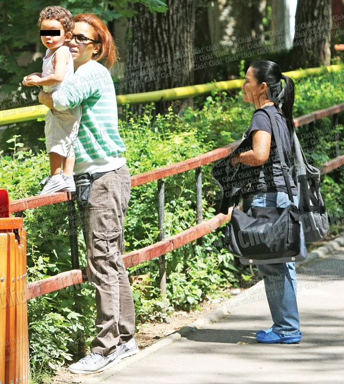 Nadine şi Noah au vizitat poneii de la Zoo