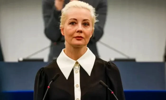 Iulia Navalnaia, văduva disidentului rus Aleksei Navalnîi FOTO: Arhivă