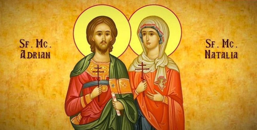 Sfinții Adrian și Natalia, sărbătoare pe 26 august. Cine au fost și ce nume sunt sărbătorite