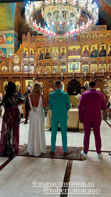 Explozie de culoare la nunta Mariei Constantin (Foto: arhivă personală)
