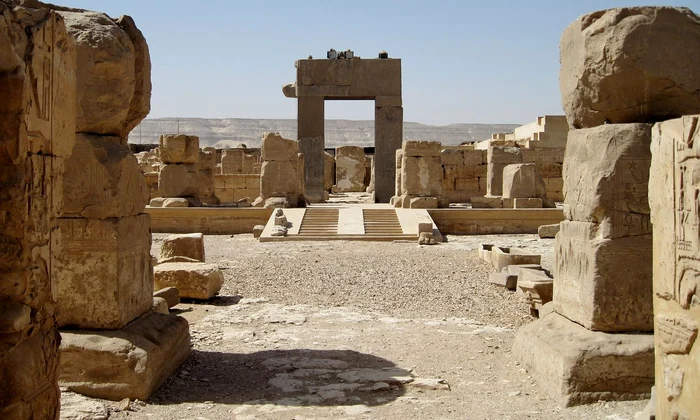 Templul lui Ramses al II-lea de la Abydos (©  Olaf Tausch / Wikimedia Commons)
