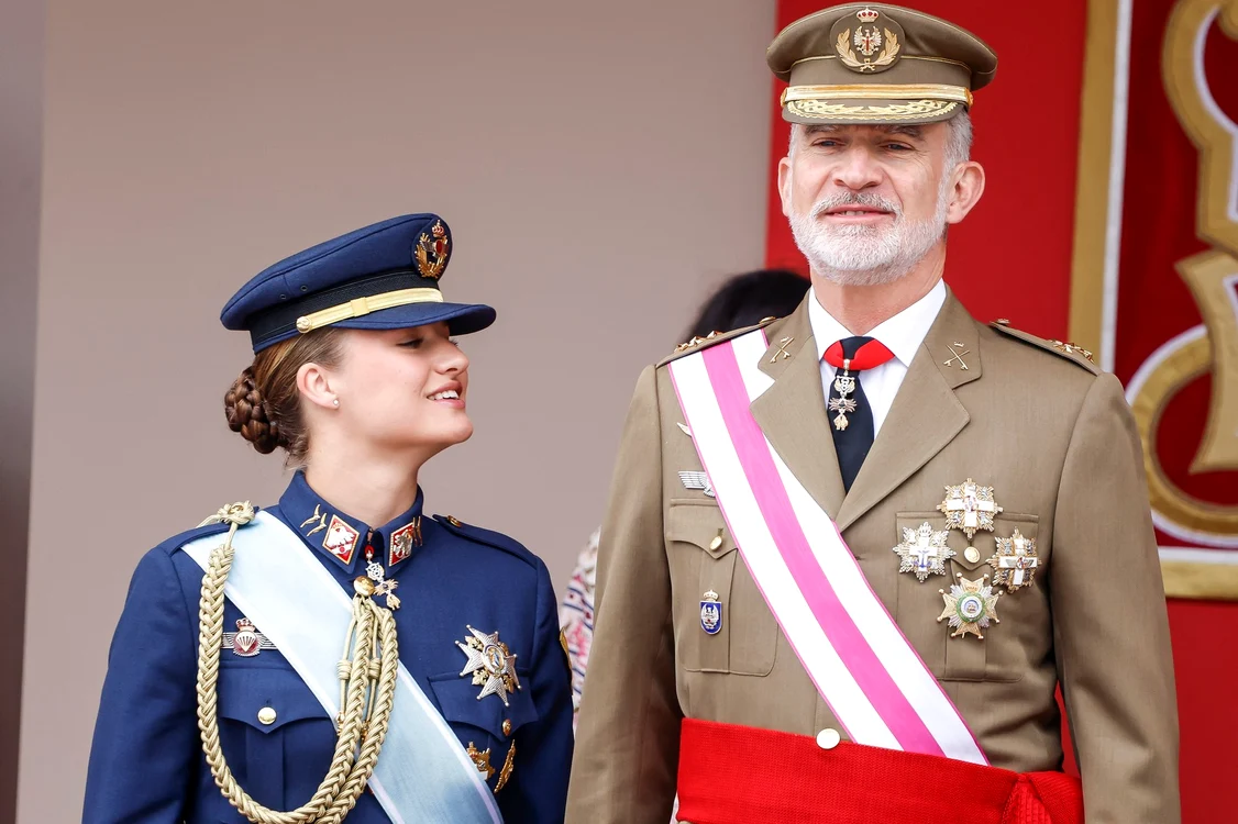 Prințesa Leonor cu tatăl ei, Regele Spaniei, Profimedia (1) jpg