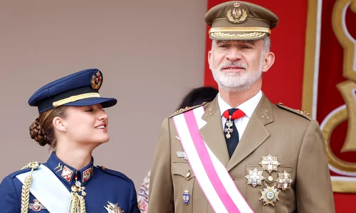 Prințesa Leonor cu tatăl ei, Regele Spaniei, Profimedia (1) jpg